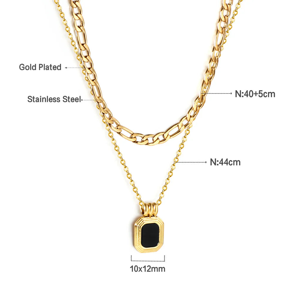 Rectangular Necklace