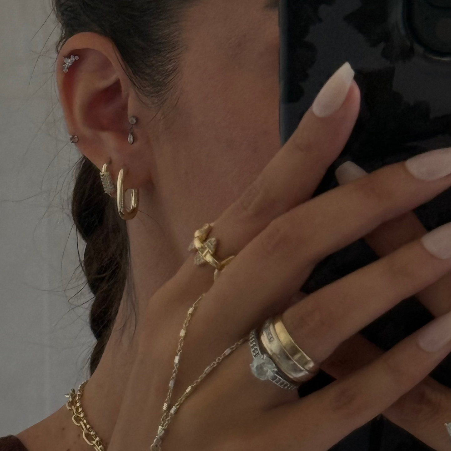 Classic hoop earring